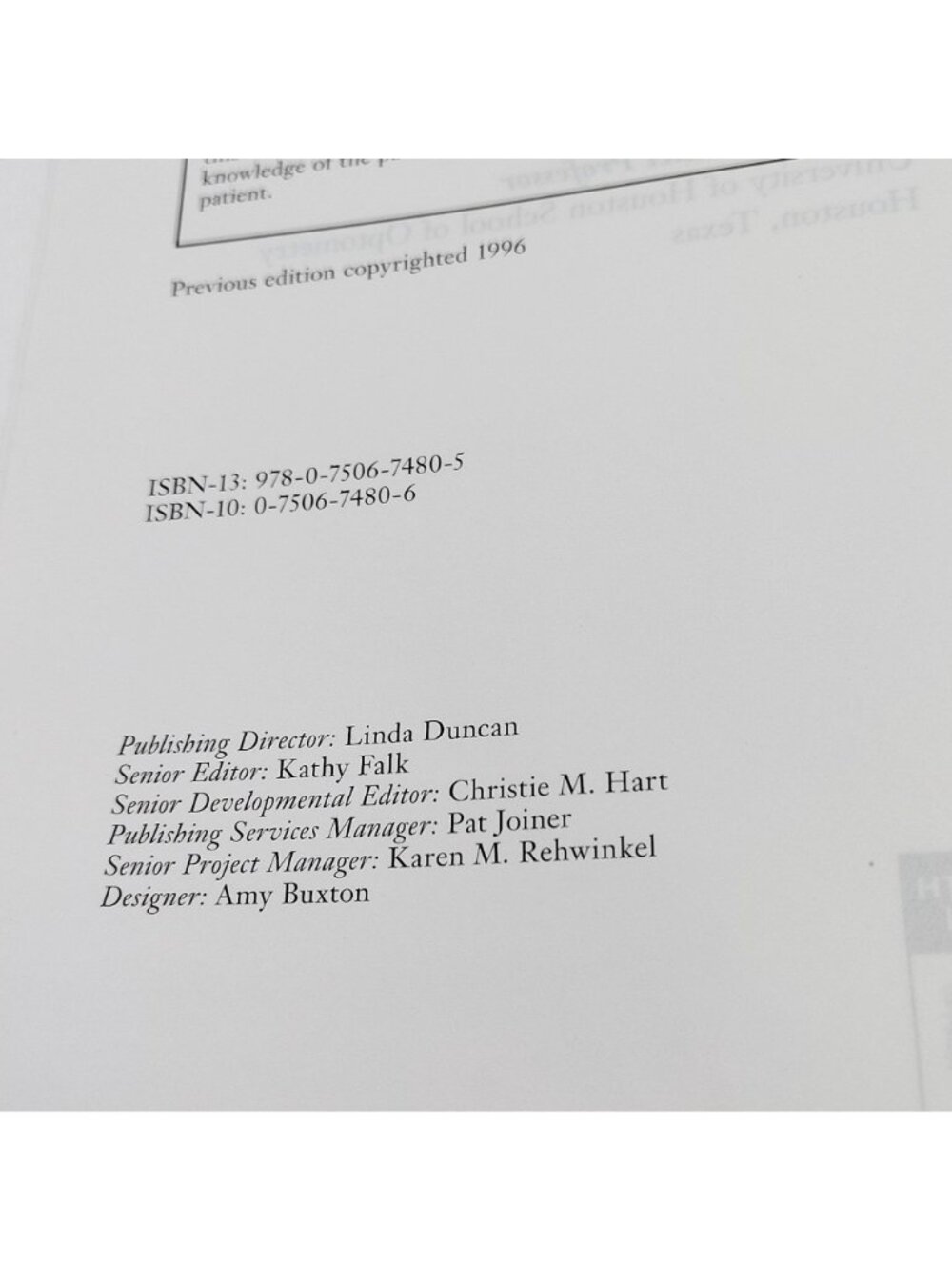System For Ophthalmic Dispensing 3rd Ed Brooks Borish Optician Textbook - Picture 8 of 15